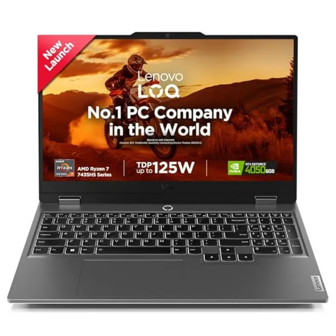 Lenovo LOQ 2024 | AMD Ryzen 7 7435HS | RTX 4050 6GB | 24GB/512GB SSD